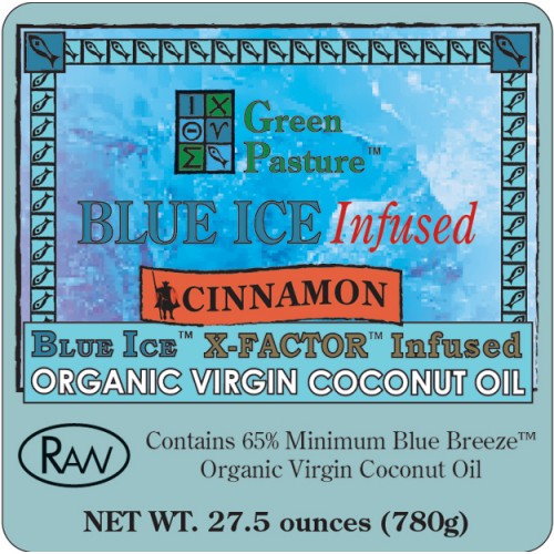 Blue Ice Infused Organic Virgin Coconut Oil Cinnamon (780 Gm)
